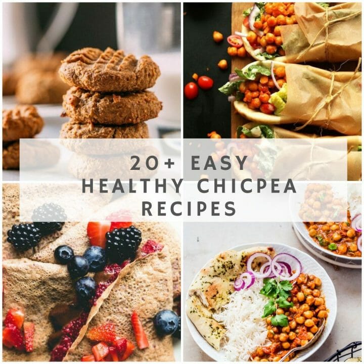 20 + Healthy Easy Chickpea Recipes (Vegan + Gluten-Free) vegan