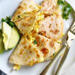 Just Egg Quesadillas On Plate