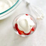 Strawberry With Whipped Cream With Mixing Bowl