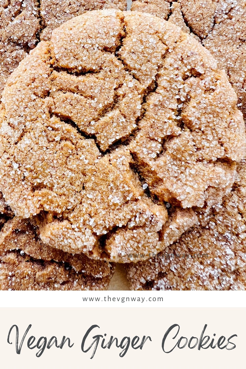 Soft Vegan Ginger Cookies - The VGN Way